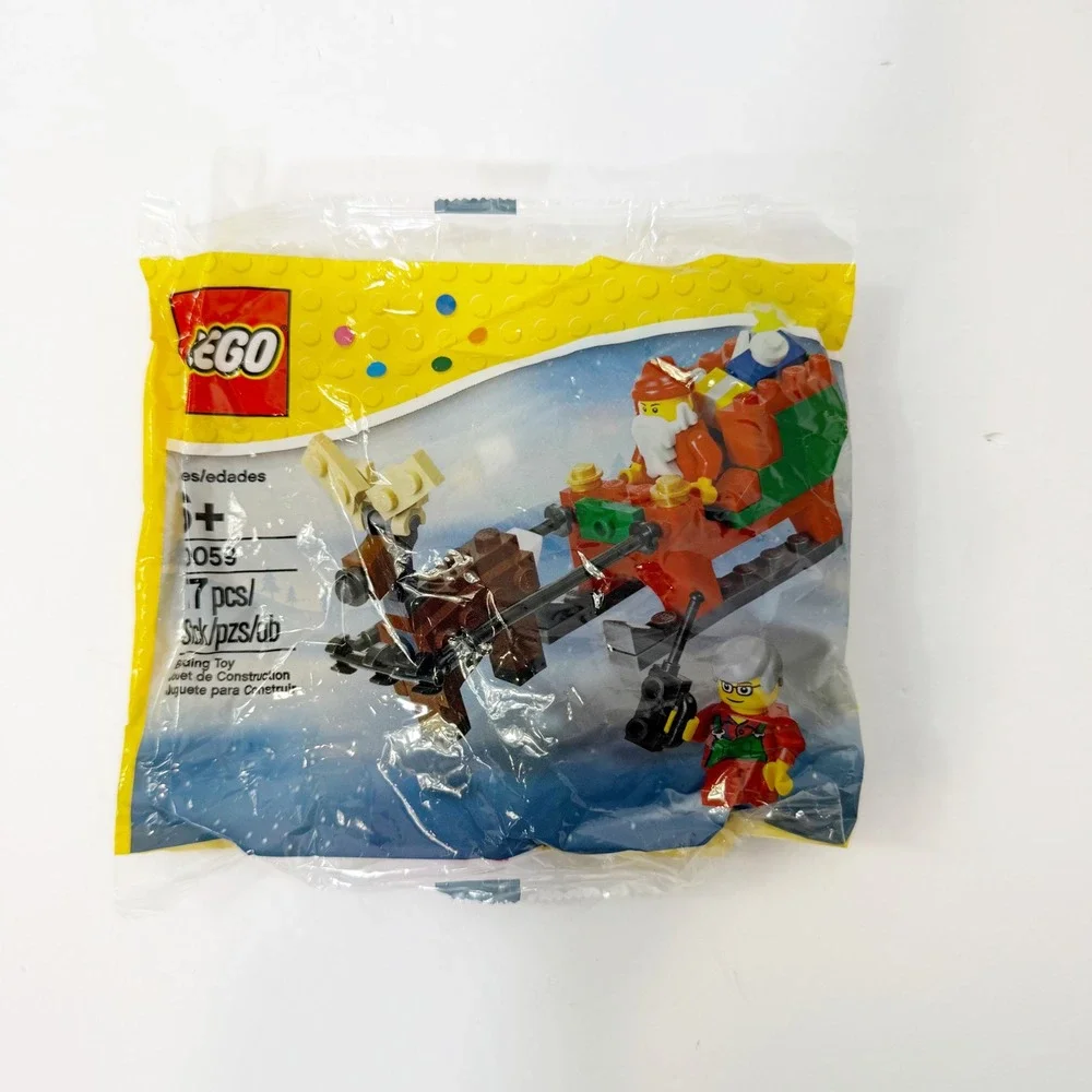 LEGO Santa's Sleigh Polybag 40059‎ Unisex One Size Multi-Color Christmas 77 Pcs